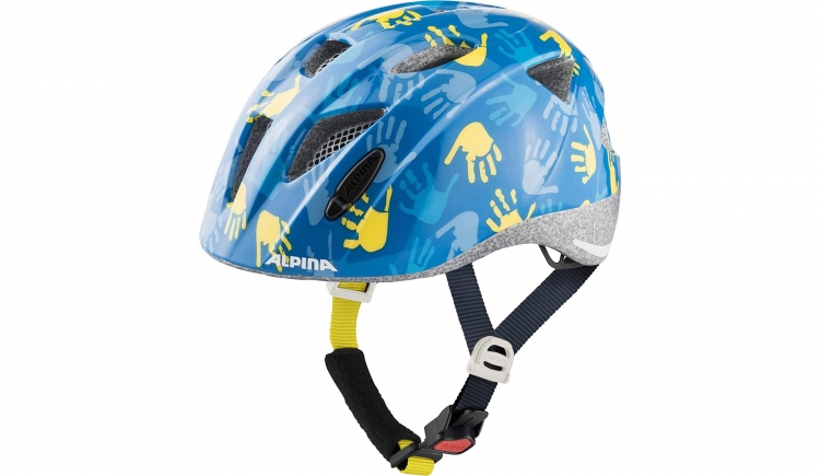 Kask dziecięcy Alpina Ximo Blue Hands