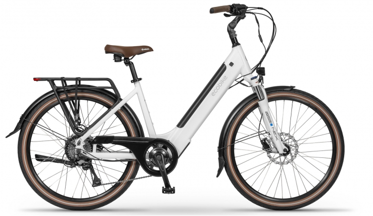 Rower elektryczny Ecobike X-City Flat White 26"